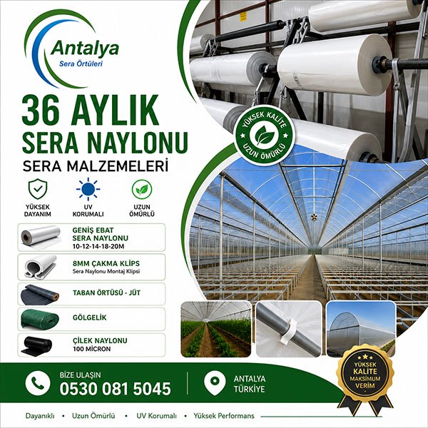 Sera Naylonu 12-24-36-60 Aylık